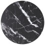 Tablero de mesa diseño mármol vidrio templado negro Ø30x0,8 cm de , Tableros para mesas - Ref: Foro24-322261, Precio: 14,81 €...