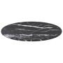 Tablero de mesa diseño mármol vidrio templado negro Ø30x0,8 cm de , Tableros para mesas - Ref: Foro24-322261, Precio: 14,81 €...
