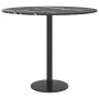 Tablero de mesa diseño mármol vidrio templado negro Ø50x0,8 cm de , Tableros para mesas - Ref: Foro24-322263, Precio: 27,75 €...
