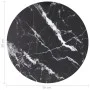Tablero de mesa diseño mármol vidrio templado negro Ø50x0,8 cm by , Table tops - Ref: Foro24-322263, Price: 24,99 €, Discount: %