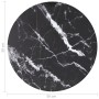 Tablero de mesa diseño mármol vidrio templado negro Ø50x0,8 cm de , Tableros para mesas - Ref: Foro24-322263, Precio: 27,75 €...