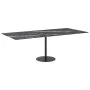 Tablero mesa diseño mármol vidrio templado negro 100x62 cm 8 mm by , Table tops - Ref: Foro24-322275, Price: 45,81 €, Discoun...