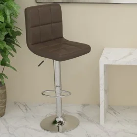 Brown synthetic leather kitchen stool by , Kitchen stools - Ref: Foro24-334222, Price: 89,56 €, Discount: %