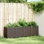 Jardinera PP marrón 160x40x53 cm de , Maceteros y jardineras - Ref: Foro24-367860, Precio: 119,75 €, Descuento: %