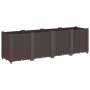 Jardinera PP marrón 160x40x53 cm de , Maceteros y jardineras - Ref: Foro24-367860, Precio: 127,26 €, Descuento: %