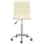 Silla de oficina giratoria de tela color crema de , Sillas de oficina - Ref: Foro24-334315, Precio: 85,50 €, Descuento: %