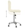 Silla de oficina giratoria de tela color crema de , Sillas de oficina - Ref: Foro24-334315, Precio: 85,50 €, Descuento: %