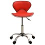 Taburete de salón de belleza de cuero sintético rojo de , Sillas de peluquería - Ref: Foro24-323675, Precio: 72,59 €, Descuen...
