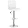 White synthetic leather kitchen stool by , Kitchen stools - Ref: Foro24-334219, Price: 89,95 €, Discount: %