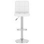Taburete de cocina cuero sintético blanco de , Taburetes de cocina - Ref: Foro24-334219, Precio: 97,70 €, Descuento: %