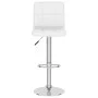 White synthetic leather kitchen stool by , Kitchen stools - Ref: Foro24-334219, Price: 89,95 €, Discount: %