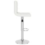 Taburete de cocina cuero sintético blanco de , Taburetes de cocina - Ref: Foro24-334219, Precio: 97,70 €, Descuento: %