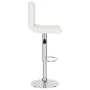 White synthetic leather kitchen stool by , Kitchen stools - Ref: Foro24-334219, Price: 89,95 €, Discount: %