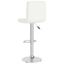 Taburete de cocina cuero sintético blanco de , Taburetes de cocina - Ref: Foro24-334219, Precio: 97,70 €, Descuento: %