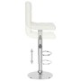 Taburete de cocina cuero sintético blanco de , Taburetes de cocina - Ref: Foro24-334219, Precio: 97,70 €, Descuento: %