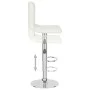 White synthetic leather kitchen stool by , Kitchen stools - Ref: Foro24-334219, Price: 89,95 €, Discount: %