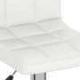 Taburete de cocina cuero sintético blanco de , Taburetes de cocina - Ref: Foro24-334219, Precio: 97,70 €, Descuento: %