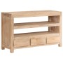 Mueble para TV madera maciza acacia marrón claro 90x30x55 cm en Muebles TV | Comprar online en Foru.es