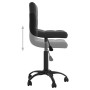 Silla de comedor giratoria de terciopelo negro de , Sillas de comedor - Ref: Foro24-3087593, Precio: 102,63 €, Descuento: %