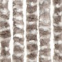 Cortina mosquitera de chenilla gris taupe y blanca 56x185 cm de vidaXL, Mosquiteras para ventanas - Ref: Foro24-325460, Preci...