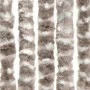 Cortina mosquitera de chenilla gris taupe y blanca 56x185 cm de vidaXL, Mosquiteras para ventanas - Ref: Foro24-325460, Preci...