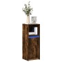Aparador con LED madera ingeniería roble ahumado 38x34x100 cm de , Aparadores - Ref: Foro24-852170, Precio: 54,95 €, Descuent...