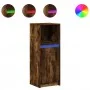 Aparador con LED madera ingeniería roble ahumado 38x34x100 cm de , Aparadores - Ref: Foro24-852170, Precio: 54,28 €, Descuent...