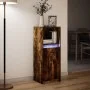 Aparador con LED madera ingeniería roble ahumado 38x34x100 cm de , Aparadores - Ref: Foro24-852170, Precio: 54,28 €, Descuent...