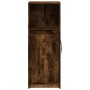Aparador con LED madera ingeniería roble ahumado 38x34x100 cm de , Aparadores - Ref: Foro24-852170, Precio: 54,95 €, Descuent...