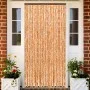 Cortina mosquitera chenilla ocre y blanco 100x220 cm de vidaXL, Mosquiteras para ventanas - Ref: Foro24-325459, Precio: 65,35...