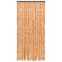 Cortina mosquitera chenilla ocre y blanco 100x220 cm de vidaXL, Mosquiteras para ventanas - Ref: Foro24-325459, Precio: 62,04...