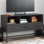 Mueble para TV de acero negro 100,5x39x60,5 cm de , Muebles TV - Ref: Foro24-846542, Precio: 79,51 €, Descuento: %