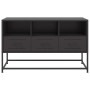 Mueble para TV de acero negro 100,5x39x60,5 cm de , Muebles TV - Ref: Foro24-846542, Precio: 79,51 €, Descuento: %