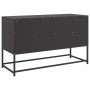 Mueble para TV de acero negro 100,5x39x60,5 cm de , Muebles TV - Ref: Foro24-846542, Precio: 79,51 €, Descuento: %