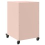 Mesita de noche acero rosa 36x39x59 cm de , Mesitas de noche - Ref: Foro24-846729, Precio: 101,79 €, Descuento: %