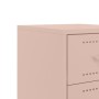 Mesita de noche acero rosa 36x39x59 cm de , Mesitas de noche - Ref: Foro24-846729, Precio: 101,79 €, Descuento: %