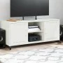 Mueble de TV acero blanco 100,5x39x43,5 cm de , Muebles TV - Ref: Foro24-846667, Precio: 92,90 €, Descuento: %