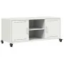 Mueble de TV acero blanco 100,5x39x43,5 cm de , Muebles TV - Ref: Foro24-846667, Precio: 92,90 €, Descuento: %