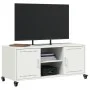Mueble de TV acero blanco 100,5x39x43,5 cm de , Muebles TV - Ref: Foro24-846667, Precio: 92,90 €, Descuento: %