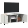Mueble de TV acero blanco 100,5x39x43,5 cm de , Muebles TV - Ref: Foro24-846667, Precio: 92,90 €, Descuento: %