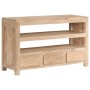 Mueble para TV madera maciza acacia marrón claro 90x30x55 cm en Muebles TV | Comprar online en Foru.es