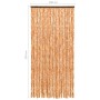 Cortina mosquitera chenilla ocre y blanco 100x220 cm de vidaXL, Mosquiteras para ventanas - Ref: Foro24-325459, Precio: 62,04...