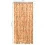 Cortina mosquitera chenilla ocre y blanco 100x220 cm de vidaXL, Mosquiteras para ventanas - Ref: Foro24-325459, Precio: 65,35...