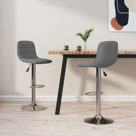 Küchenhocker 2 Stück in hellem Grau Stoff von , Küchenhocker - Ref: Foro24-333945, Preis: 127,06 €, Rabatt: %
