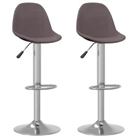 Taburetes de cocina 2 unidades tela gris taupé de , Taburetes de cocina - Ref: Foro24-333390, Precio: 122,54 €, Descuento: %