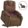 Sillón de masaje eléctrico reclinable elevable tela marrón de , Sillones - Ref: Foro24-3204408, Precio: 341,61 €, Descuento: %