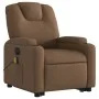 Elektrischer, verstellbarer, aufklappbarer Massagesessel aus braunem Stoff. von , Sessel - Ref: Foro24-3204408, Preis: 341,61...