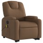 Sillón de masaje eléctrico reclinable elevable tela marrón de , Sillones - Ref: Foro24-3204408, Precio: 321,93 €, Descuento: %
