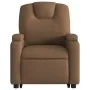 Sillón de masaje eléctrico reclinable elevable tela marrón de , Sillones - Ref: Foro24-3204408, Precio: 341,61 €, Descuento: %