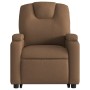 Sillón de masaje eléctrico reclinable elevable tela marrón de , Sillones - Ref: Foro24-3204408, Precio: 321,93 €, Descuento: %